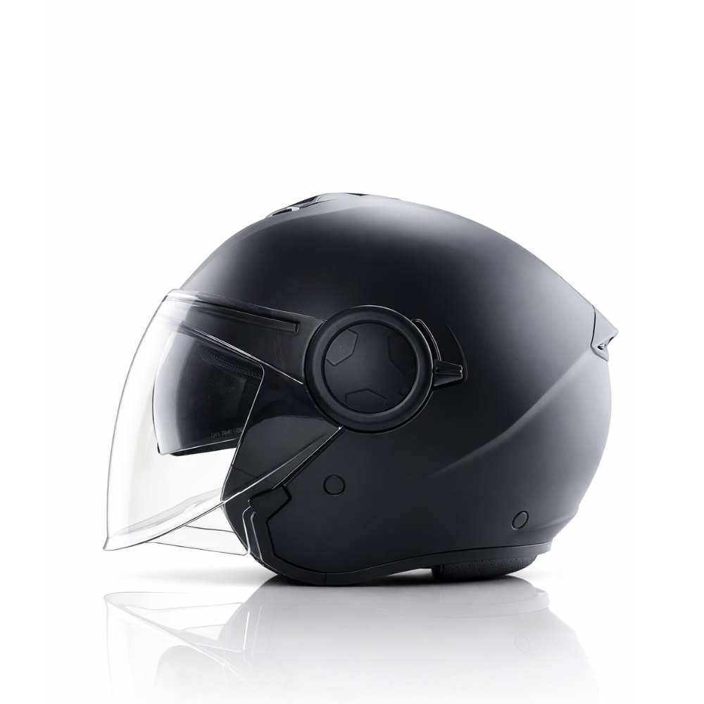 Vito Linate Double Visor Mat Crna