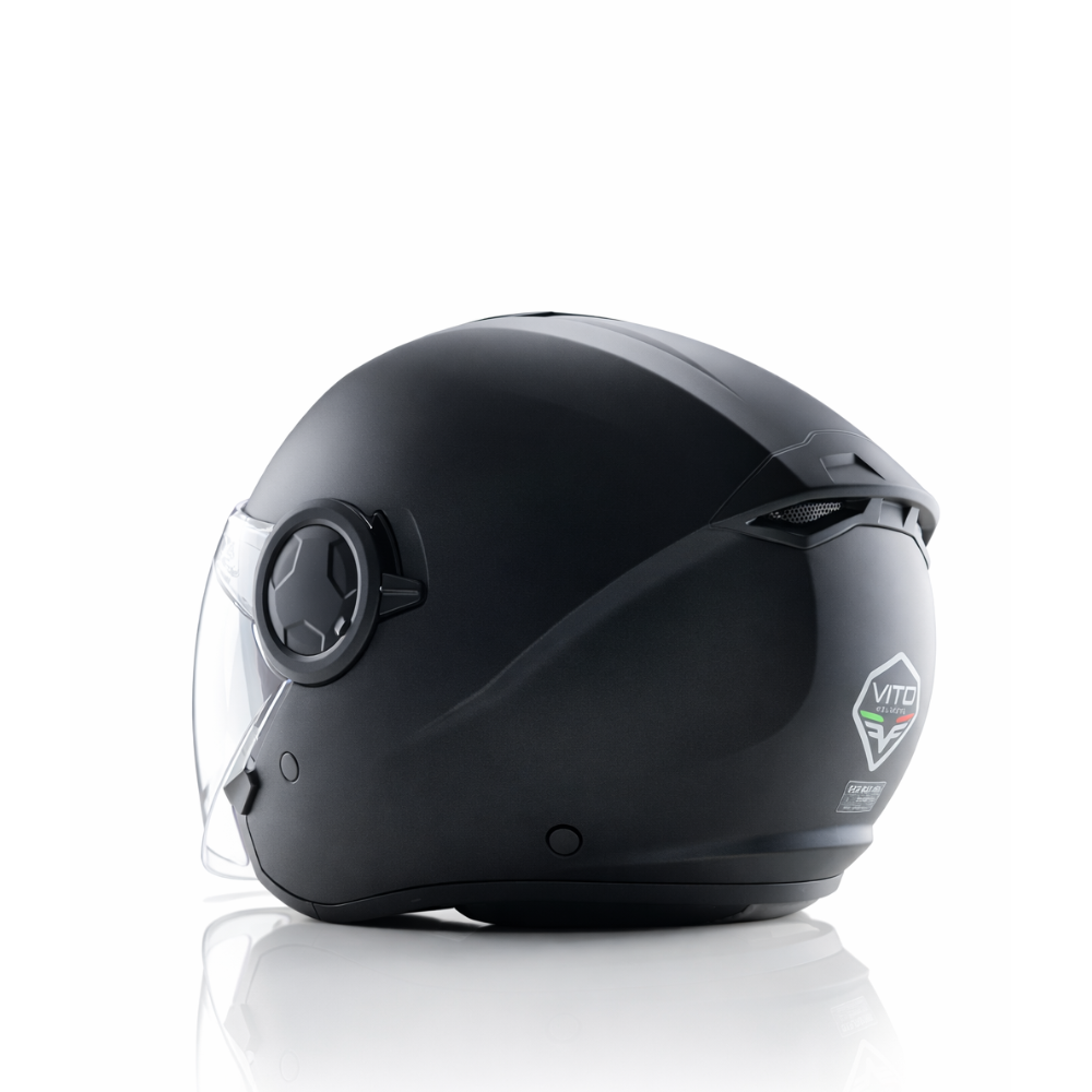 Vito Linate Double Visor Mat Crna