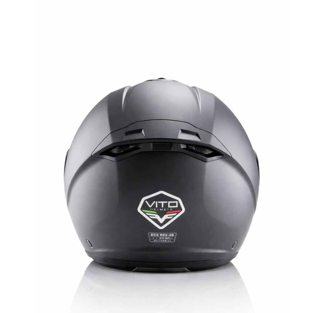 Vito Linate Double Visor Mat Crna