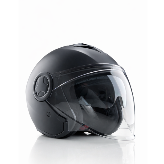 Vito Linate Double Visor Mat Crna