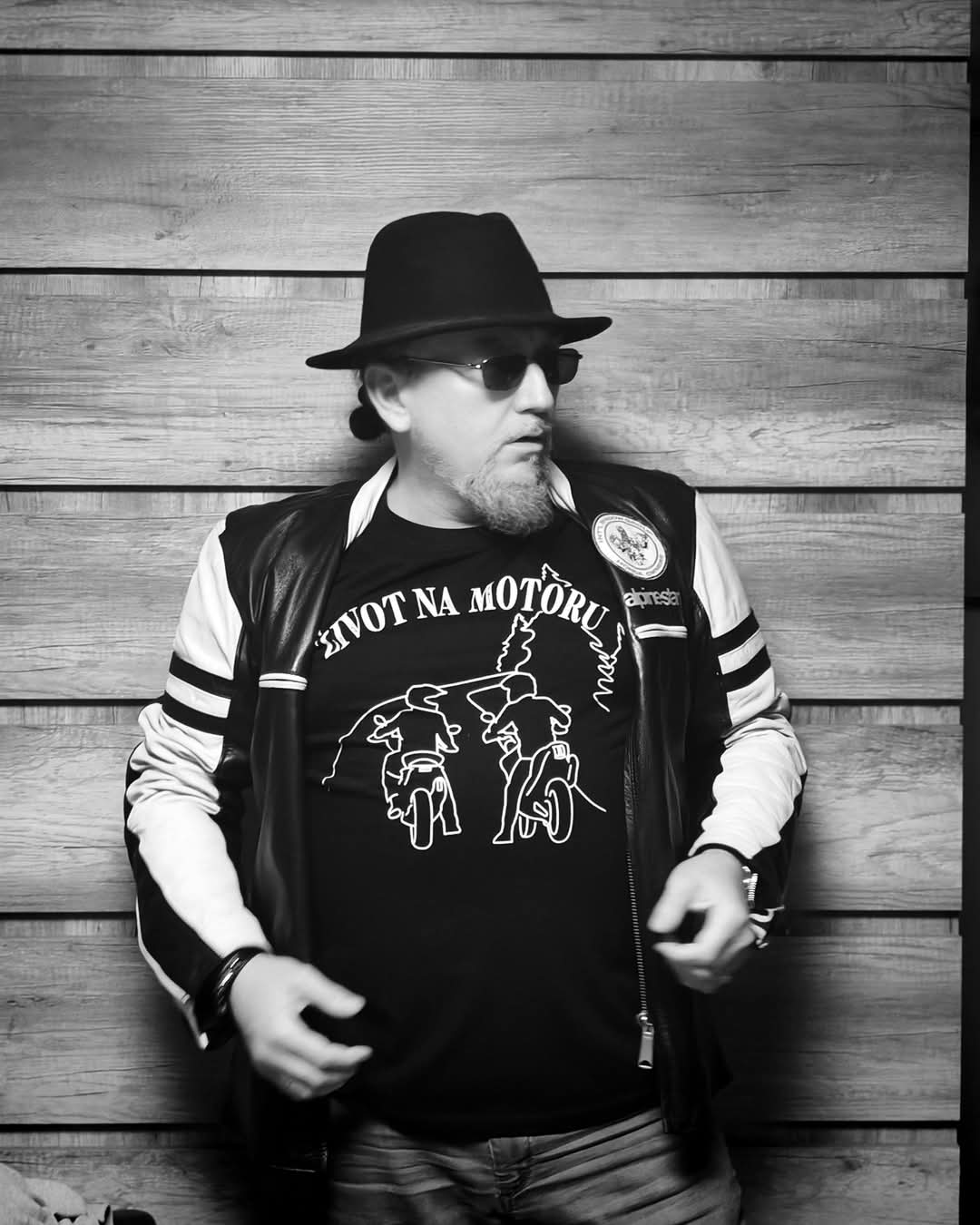 Majica  Život Na Motoru Crna