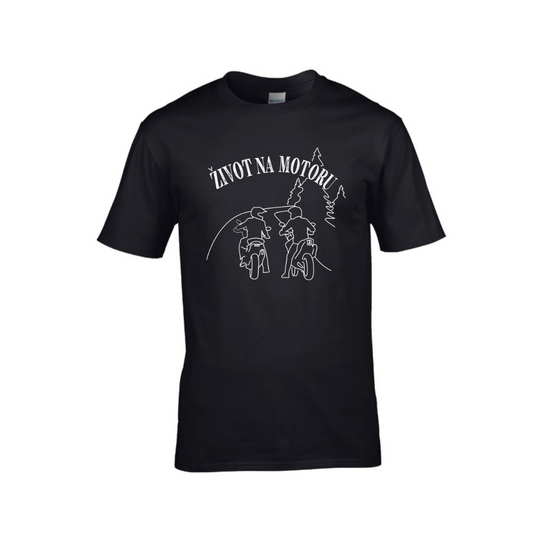 Majica  Život Na Motoru Crna