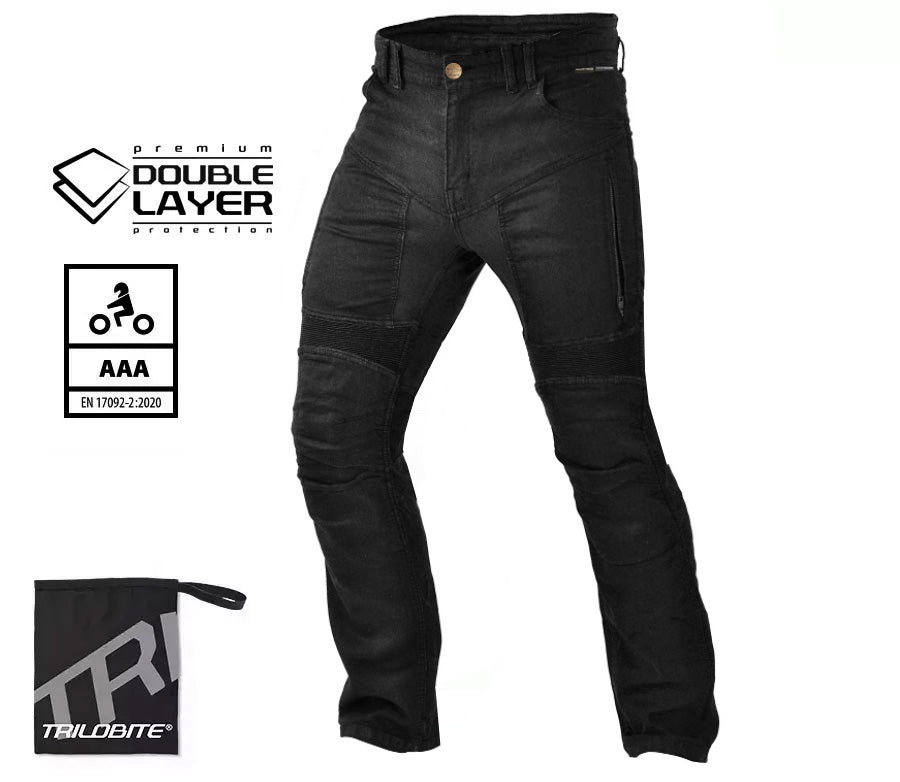 Trilobite Parado doublelayer AAA REGULAR FIT muške crne