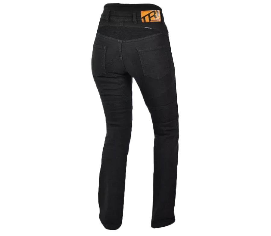 Trilobite Parado Doublelayer AAA ženske moto traperice SLIM FIT crne